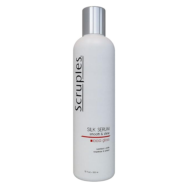 Our Silk Serum is a lightweight, quick drying formula that acts as a soothing gloss sealing in needed moisture providing you a polished, flawless shine. We've infused this formula with Vitamin E which helps restores your clients hair back to optimal health.