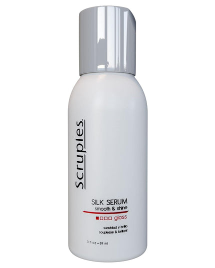 Our Silk Serum is a lightweight, quick drying formula that acts as a soothing gloss sealing in needed moisture providing you a polished, flawless shine. We've infused this formula with Vitamin E which helps restores your clients hair back to optimal health.
