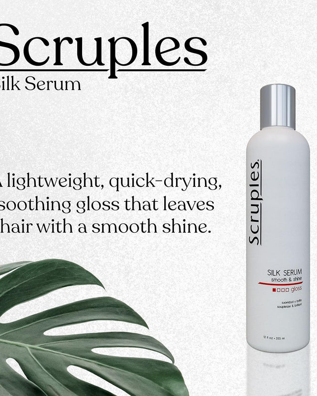 Our Silk Serum is a lightweight, quick drying formula that acts as a soothing gloss sealing in needed moisture providing you a polished, flawless shine. We've infused this formula with Vitamin E which helps restores your clients hair back to optimal health.