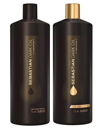 Sebastian Lightweight shampoo & conditioner infused with a special blend of oils, including jojoba and argan oil. Smoothes and detangles the hair while keeping it lightweight and full of body.

This care duo offers built in savings and includes:

(1) - Dark Oil Shampoo, 33.8 fl. oz.
(1) - Dark Oil Conditioner, 33.8 fl. oz.
