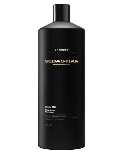 Sebastian Professional Dark Oil Silky Shine Shampoo, a revitalizing shampoo that creates silky shine and weightless body. This shampoo leaves hair with a mesmerizing fragrance and loves on every strand of your hair. Dark Oil Shampoo—part of the Dark Oil routine that loves all hair types.