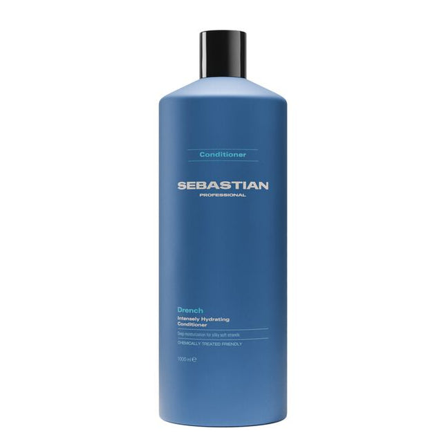 Sebastian Drench moisturizing shampoo and conditioner are intense nourishing formulas that rehydrates dry, frizzy, and chemically treated hair for a re-invigorated silky body and bounce. Color safe.