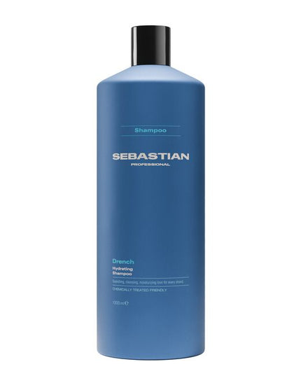 Sebastian Drench moisturizing shampoo and conditioner are intense nourishing formulas that rehydrates dry, frizzy, and chemically treated hair for a re-invigorated silky body and bounce. Color safe.