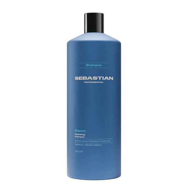 Sebastian Drench moisturizing shampoo and conditioner are intense nourishing formulas that rehydrates dry, frizzy, and chemically treated hair for a re-invigorated silky body and bounce. Color safe.