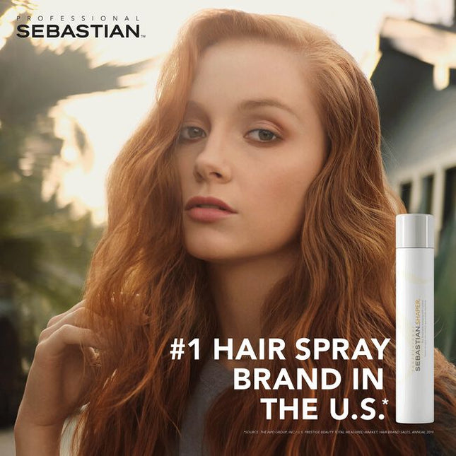 Sebastian Shaper Plus Extra Hold Hairspray provides 24-hour control that's never stiff or sticky and holds up in high humidity.