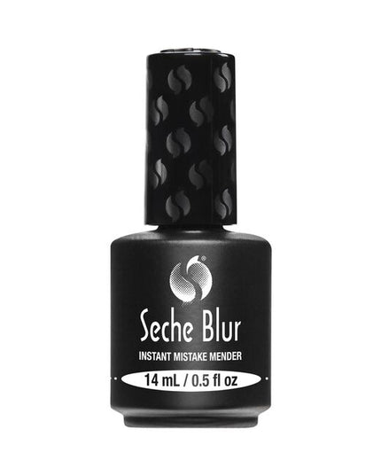 Seche Blur Mani Mistake Mender is your manicure’s instant undo button. Whether it’s a smudge, dent, or sheet crease, this innovative formula smooths and blurs imperfections after polish and top coat—restoring nails to a flawless, just-finished look in seconds. Skip the remover and the redo process —Seche Blur saves time, restores your manicure, and delivers a smooth, salon-quality finish with ease.