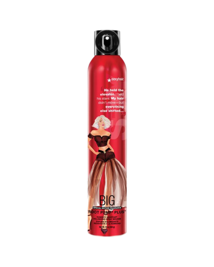 "He held the elevator. I held his stare. My hair didn't move--but everything else shifted…" Sexy Hair's Red Can Diaries edition of Root Pump Plus will keep you on the edge of your seat with every twist and turn. Elevate your look with lift at the root that lasts up to 72 hours. Styled fierce, scented unforgettable, made to own the moment. Pump your Roots!