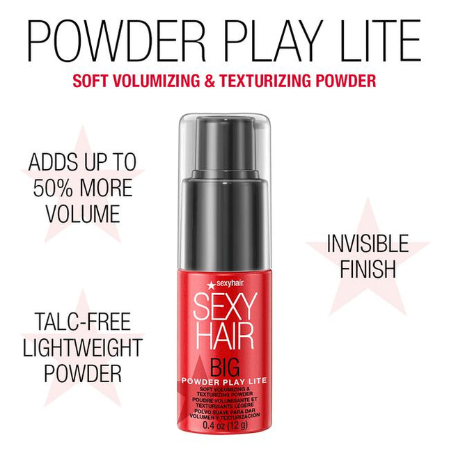 Powder to the people! Powder Play Lite Soft Volumizing & Texturizing Powder is a transparent, colorless formula that provides up to 48 hours of long-lasting hold and all-over body. Formulated to lift at the root and create the appearance of thicker hair, this odorless volumizer adds texture and separation to any style. Ideal for fine-to-medium hair types, just pump onto dry hair at the root or all through your hair for a texture that’s lightweight and full.