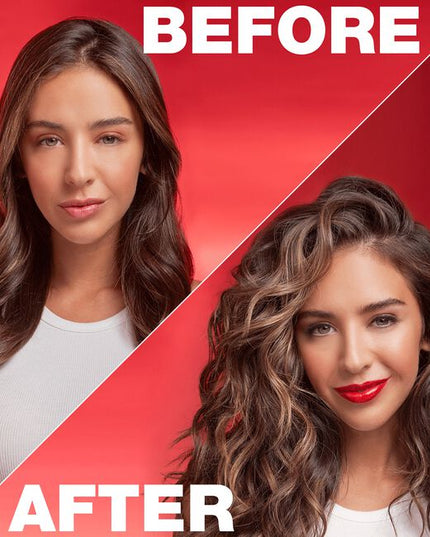 Flex that volume! Volume Flex Texture Spray is formulated with fiber technology and provides volume by up to 2x.