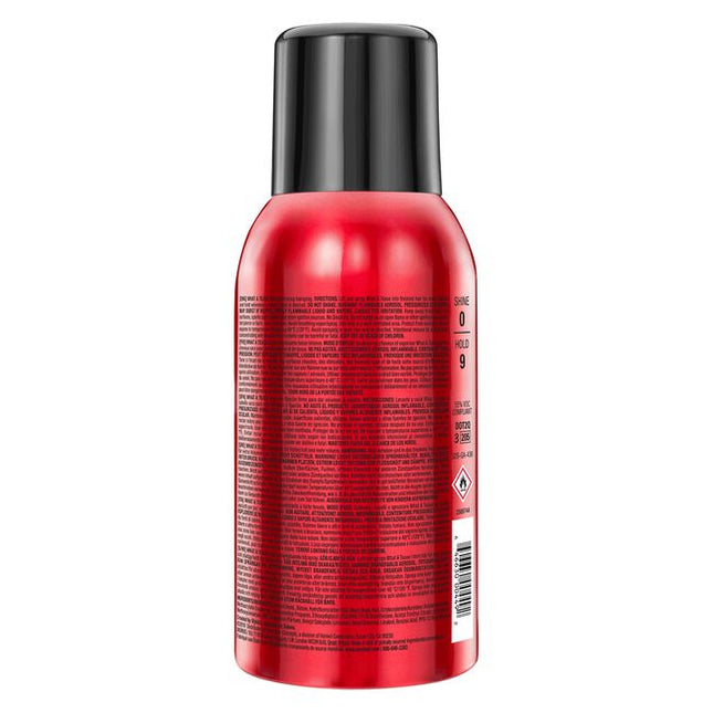 Easy tease-y, yes, please-y! Just lift your hair at the root area and spray for an immediate hold that lasts up to 72 hours. Formulated for all hair types, What A Tease Firm Volumizing Hairspray allows you to style your hair on the go with almost zero effort and no backcombing damage.