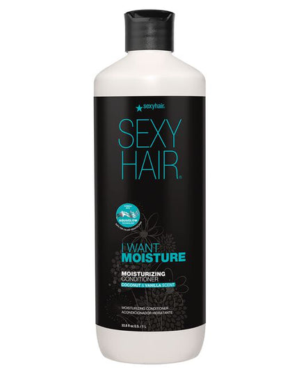 SexyHair Moisturizing Conditioner. This formula with AquaGlow Technology is color-safe, tames frizz, and boosts shine by 60%*, giving you soft, glowy locks that demand attention. Flaunt your glamourous hair after just one use.

*vs. untreated hair