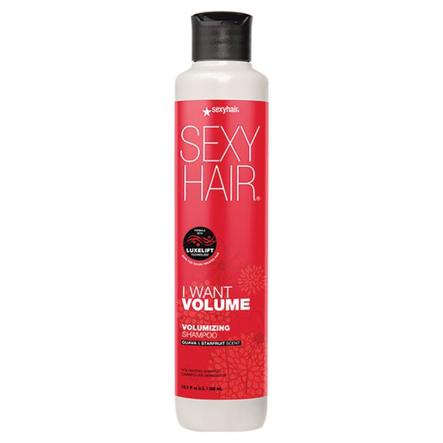 Unleash your hair's full potential with SexyHair Volumizing Shampoo. This formula with LuxeLift Technology is color-safe and provides more volume and body* so that your hair is full of personality. Step out after just one use with confidence and all the sexy.

*vs. fine, untreated hair, when using SexyHair Volumizing Shampoo and Conditioner