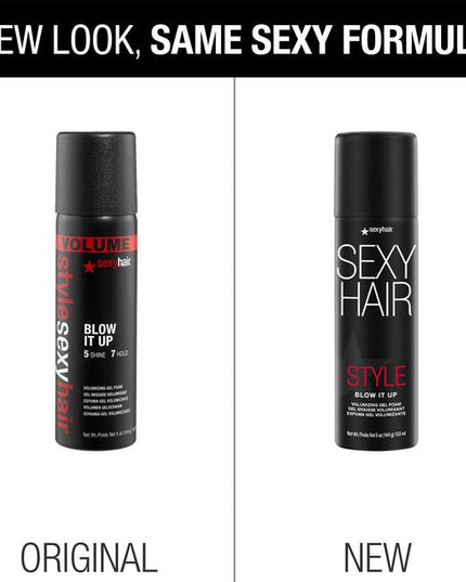 Blow up your style with this this transformative gel-to-foam volumizer that lifts at the roots for all-over body and fullness. Formulated for all hair types, Blow It Up Volumizing Gel Foam provides 72 hours of humidity resistance and up to 450°F of thermal protection. Just drop a little dab onto fingertips and work through hair to style.