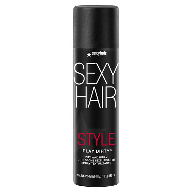 Take control of your style with the functionality of a workable wax the ease of a styling spray. Play Dirty Dry Wax Spray is a medium hold wax that builds texture, dimension and separation. Formulated for all hair types and styles for both men and women, this multi-functional styler delivers volume and body that lasts up to 48 hours while providing humidity resistance up to 72 hours.