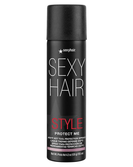 Escape the heat with Protect Me 450°F Hot Tool Protection Spray. Ideal for all hair types, this versatile heat protector also delivers a light hold and style memory for long lasting results while reducing breakage by 53%.