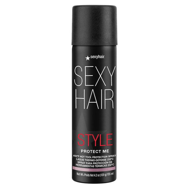 Escape the heat with Protect Me 450°F Hot Tool Protection Spray. Ideal for all hair types, this versatile heat protector also delivers a light hold and style memory for long lasting results while reducing breakage by 53%.