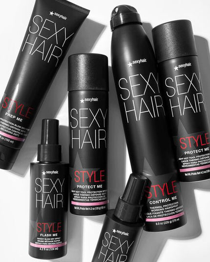 Escape the heat with Protect Me 450°F Hot Tool Protection Spray. Ideal for all hair types, this versatile heat protector also delivers a light hold and style memory for long lasting results while reducing breakage by 53%.