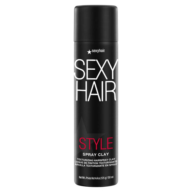 A little spray goes a long way with Spray Clay’s innovative aerosol applicator that distributes product evenly for a pliable medium hold with separation, texture and definition. Ideal for all hair types, Spray Clay Texturizing Hairspray Clay provides the perfect amount of control for effortless styling and leaves you with a natural-looking matte finish that’s easy to wash out.