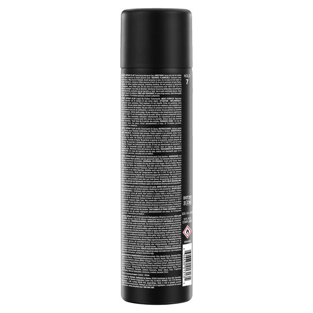 A little spray goes a long way with Spray Clay’s innovative aerosol applicator that distributes product evenly for a pliable medium hold with separation, texture and definition. Ideal for all hair types, Spray Clay Texturizing Hairspray Clay provides the perfect amount of control for effortless styling and leaves you with a natural-looking matte finish that’s easy to wash out.