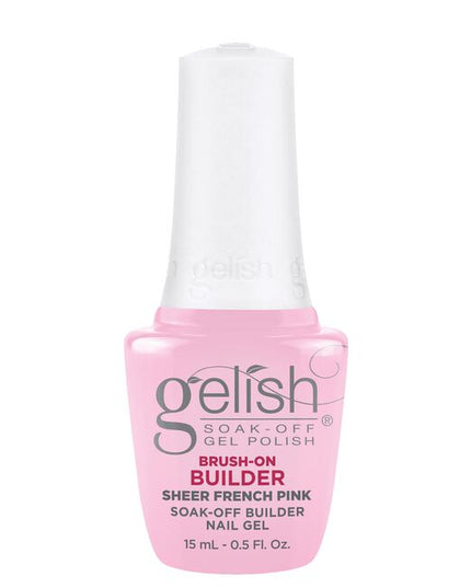 Gelish's Brush-On Builder is an all-in-one gel product that can extend, overlay, build, and create nail art. The LED cured gel coat has a unique self-leveling formula that provides perfect control to prevent sidewall flooding!