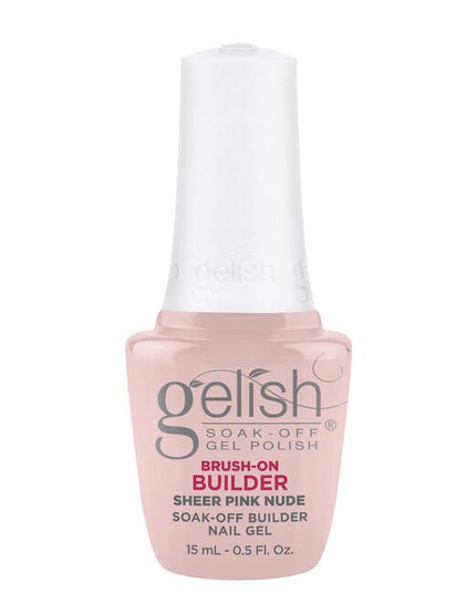 Gelish's Brush-On Builder is an all-in-one gel product that can extend, overlay, build, and create nail art. The LED cured gel coat has a unique self-leveling formula that provides perfect control to prevent sidewall flooding!