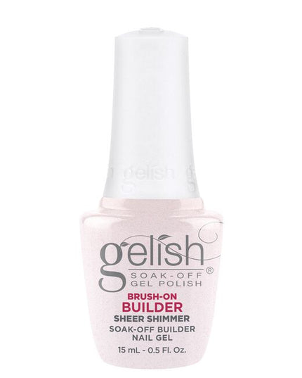 Gelish's Brush-On Builder is an all-in-one gel product that can extend, overlay, build, and create nail art. The LED cured gel coat has a unique self-leveling formula that provides perfect control to prevent sidewall flooding!