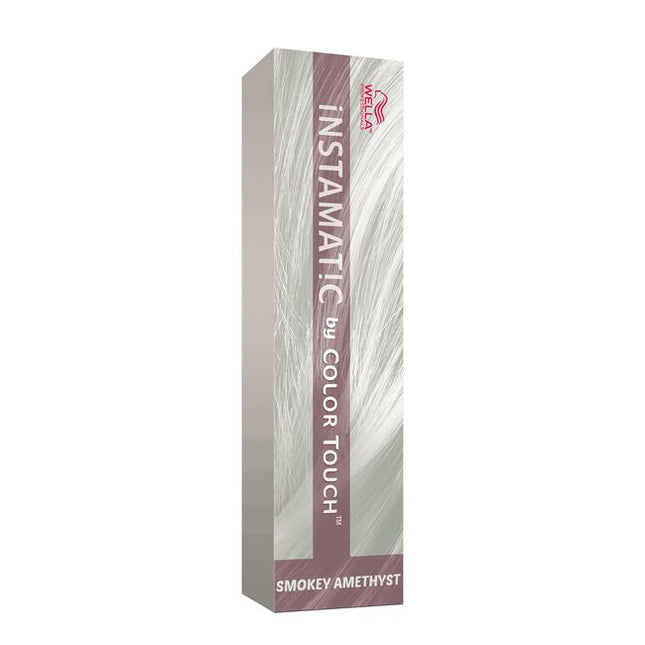 Create the latest looks quickly and easily with Wella Color Touch Instamatic hair color gloss. This mildly oxidizing, professional demi-permanent hair color finish gives a temporary, delicate matte gloss and muted shine for a diffused color effect. Color Touch Instamatic technology, created with a fine blend of color pigments, allows this demi-permanent hair gloss to provide hair with a professional on-trend finish.