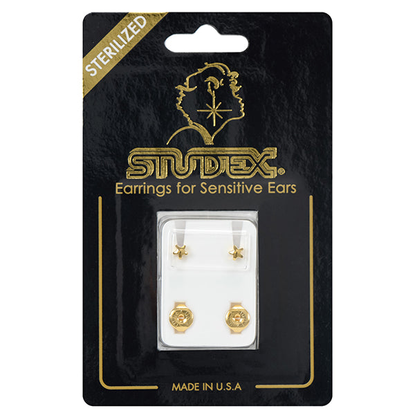 Studex Gold Plated Star, 1 pair
