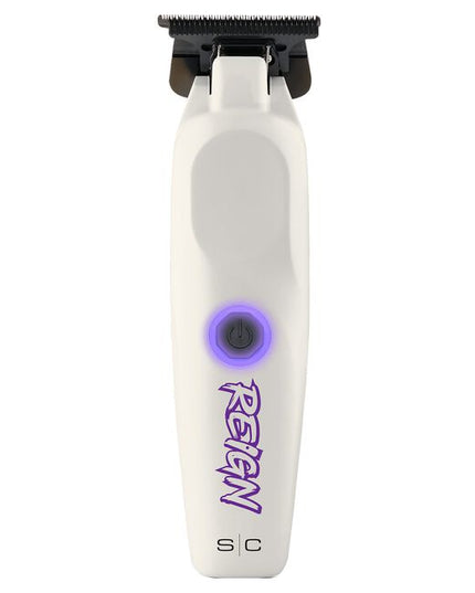 Ready to take on a new dynasty with your detailing game? Designed by a barber who doesn't play with quality, the S|C Pro Reign Trimmer brings nobility-grade sharpness, speed, and control to every lineup, neckline, and fine detail. 