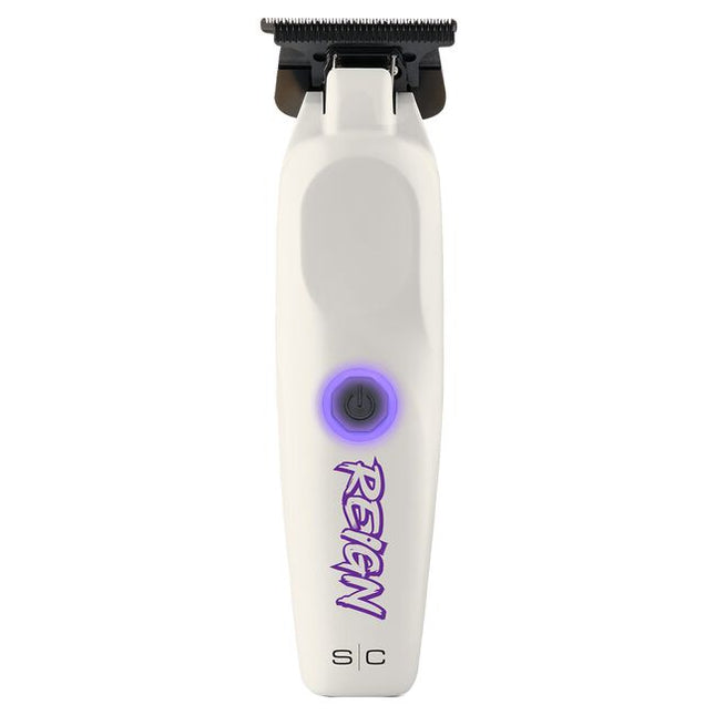 Ready to take on a new dynasty with your detailing game? Designed by a barber who doesn't play with quality, the S|C Pro Reign Trimmer brings nobility-grade sharpness, speed, and control to every lineup, neckline, and fine detail. 
