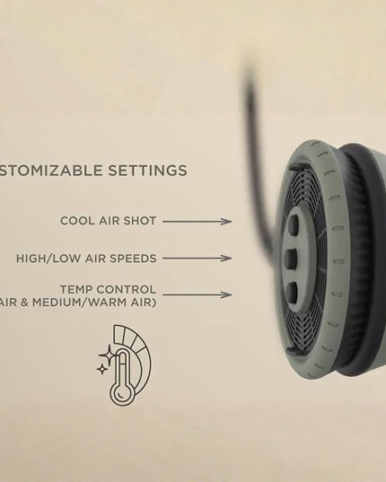 Engineered for curly and coily hair, the StyleCraft 2-in-1 Diffuser and Hair Dryer is an essential part of a perfect curl-defining ritual. Crafted to work with unique textures, it helps reduce frizz while boosting the inherent shape and bounce of curls. 