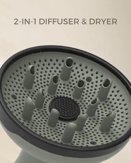 Engineered for curly and coily hair, the StyleCraft 2-in-1 Diffuser and Hair Dryer is an essential part of a perfect curl-defining ritual. Crafted to work with unique textures, it helps reduce frizz while boosting the inherent shape and bounce of curls. 