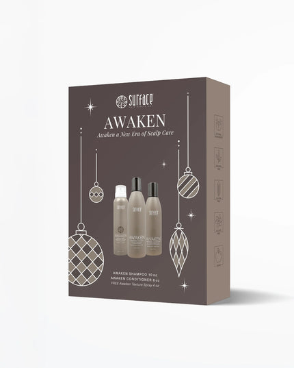 Awaken A New Era Of Scalp Care

A healthy scalp means healthy hair. Get started on a new hair journey with our 3-piece scalp-saving and styling set, including Shampoo, Conditioner, and our fan-favorite Texture Spray.