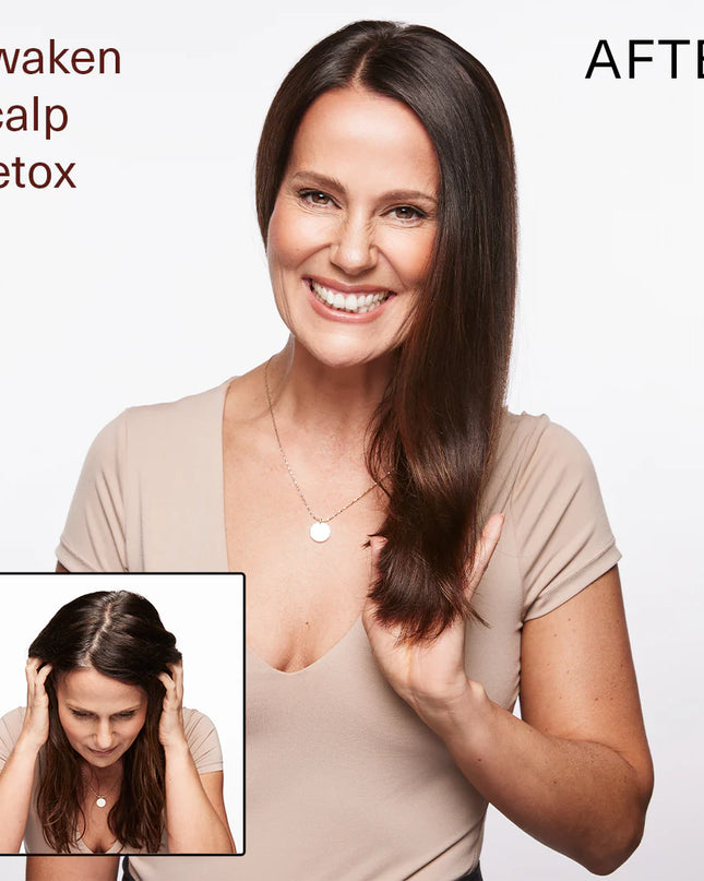 A scalp detoxifying exfoliation treatment. ? Detoxifies the scalp by gently exfoliating with activated charcoal powder to remove excess oil, dry skin and free radicals for the ultimate in cellular rejuvenation and a healthy scalp.