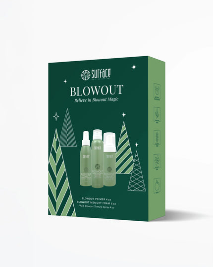 Believe in Blowout Magic. Experience beautiful, longer-lasting blowouts at your fingertips. Our Blowout Primer, Memory Foam, and Texture Spray are the ultimate at-home styling trio.