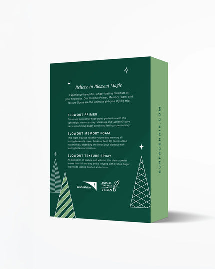 Believe in Blowout Magic. Experience beautiful, longer-lasting blowouts at your fingertips. Our Blowout Primer, Memory Foam, and Texture Spray are the ultimate at-home styling trio.