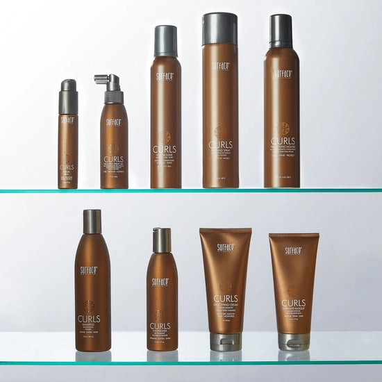 Lightweight hairspray for curls and textured hair. Botanical fibers define and hold your curls while Babassu Oil and Ceramide NP provide color and thermal protection as well as humidity resistance.