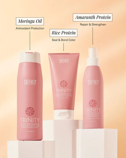 Lightweight, leave-in repair tonic for fine, damaged hair. Amaranth, Soy and Keravis cationic proteins combine to repair, condition, shine and protect hair.