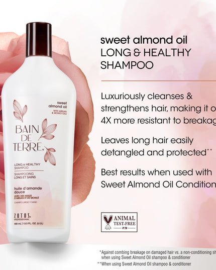 Luxuriously cleanses and strengthens hair, making it over 4X more resistant to breakage.* Lavishes hair in beautifying oils & lush botanical scents for soft, sumptuous, silky hair. Paraben-free. Color-safe. 