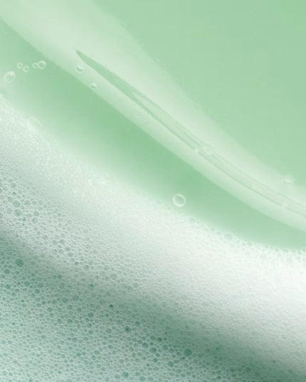 A matcha a day keeps oil away- daily gel cleanser with Japanese kyo-matcha, mugwort and coix seed that gently clarifies and moisturizes skin as it balances oil and pH levels for a clean, smooth complexion.