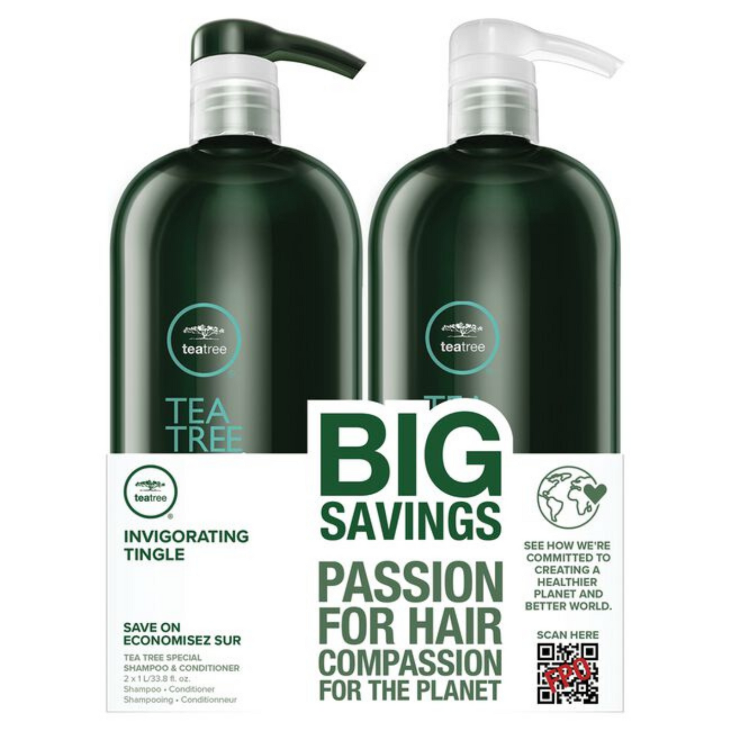 John Paul Mitchell Systems - Tea Tree Special Invigorating Tingle Liter Set