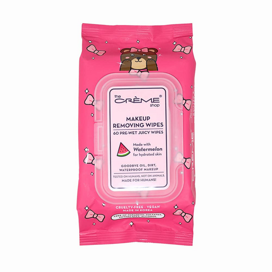 The Crème Shop - Makeup Removing Wipes Made with Watermelon for Hydrated Skin