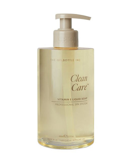 Cleanse. Recharge. Hydrate.

Clean Care is TGB's luxurious hand and body wash that will elevate your treatments. Enriched with Vitamin E to lock in moisture, leaving skin feeling soft and supple.

Infused with floral woody botanical oils, our Gardenia-scented hand wash offers your clients pure indulgence.

Our multi-purpose hand and body wash is ideal to add a layer of luxury to mani-pedi treatments.

