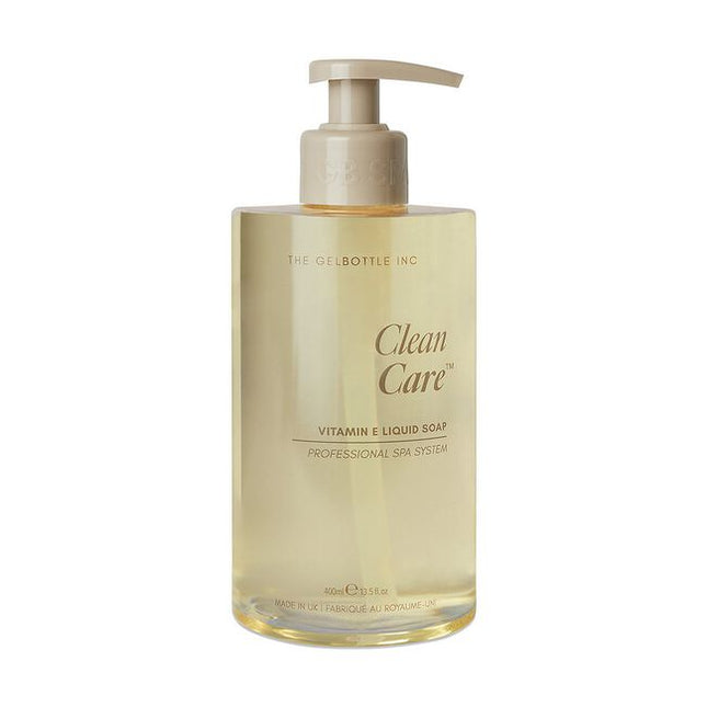 Cleanse. Recharge. Hydrate.

Clean Care is TGB's luxurious hand and body wash that will elevate your treatments. Enriched with Vitamin E to lock in moisture, leaving skin feeling soft and supple.

Infused with floral woody botanical oils, our Gardenia-scented hand wash offers your clients pure indulgence.

Our multi-purpose hand and body wash is ideal to add a layer of luxury to mani-pedi treatments.

