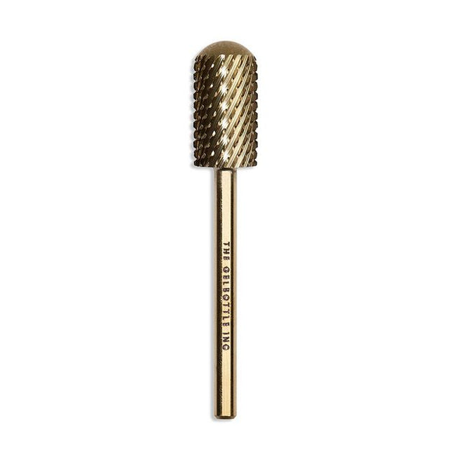 Quickly and easily remove hard gel and extensions with the Debulker e-file bit. Featuring an extra-coarse grit, this quickly debulks product to leave you with a smooth base for either infill or soak off.

Once all desired product is removed, follow with your Cuticle Remover Bit to perfect your cuticle prep.

Top tip! Use this bit at a higher speed to quickly remove and debulk extensions like our ProForm™ or GelPot, ahead of a fresh set.