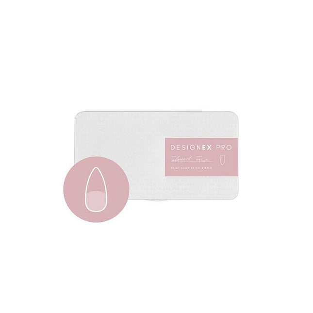 For a touch of elegance, DesignEx Pro™ Medium Almond Tips are the perfect choice for your salon, available in sizes 0–11. These pre-shaped full-cover tips add length while maintaining a timelessly chic look, creating an elongated, narrower silhouette that clients adore.

Save valuable application time with our express extension system — no filing or manual shaping required, allowing you to speed up your services while delivering on quality.