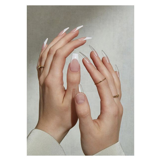 Featuring crisp, squared, tapered edges, the DesignEx Pro™ Medium Coffin Tips are the perfect pre-shaped option for creating an iconic mani in no time. These full-cover tips are available in sizes 0–11.

The ideal choice for busy nail professionals, TGB's express extension system eliminates tedious filing and shaping, dramatically reducing appointment times while delivering consistent quality that clients love.