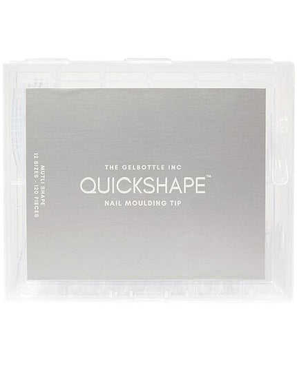 Say goodbye to manual sculpting and hello to speedy ProForm™ manis with our nail moulding tips QuickShape™!

Transform how you create acrylic gel nail extensions with the perfect apex guaranteed. It's easy just apply your chosen ProForm™ shade to the reusable QuickShape™, hold on to the nail and cure. Why not use the QuickShape™ Clips to ensure the tips stay in the right position?
