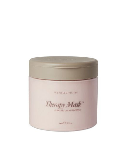 Therapy Mask™ is a purifying glow treatment supercharged with French Pink Clay to smooth and brighten dull skin and moisture-locking Hyaluronic Acid.