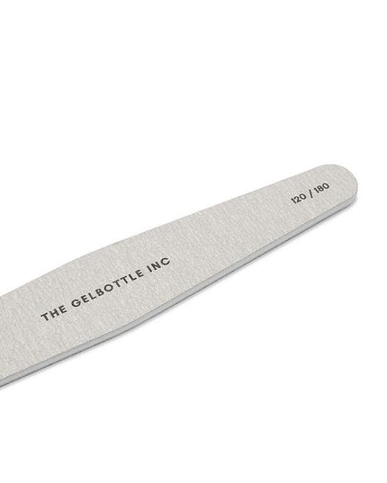 Make filing easier with our essential 120/180 5-pack of Nail Files.

Refine, remove and debulk the 120-grit side is great for removing gel polish and refining BIAB™ and use the 180-grit side to shape nails and refine gel polish or builder gel.